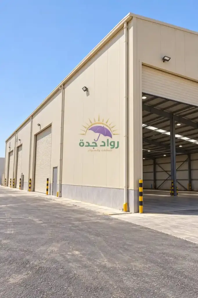 تركيب هناجر ساندويتش بانل جدة، هناجر صناعية ساندويتش بانل، هناجر للمصانع والورش بالمنطقة الصناعية